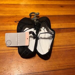 Danskin Black Dance Shoes with Elastic Strap